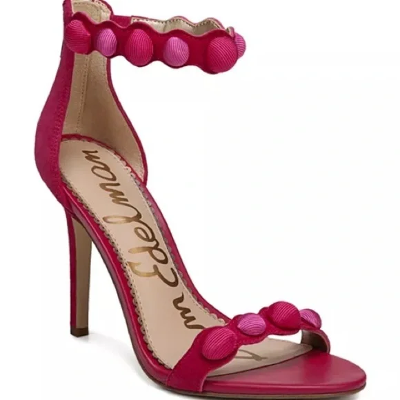 Sam Edelman Women's Addison Suede High-Heel Ankle Strap Sandals size 7.5 - Picture 9 of 9